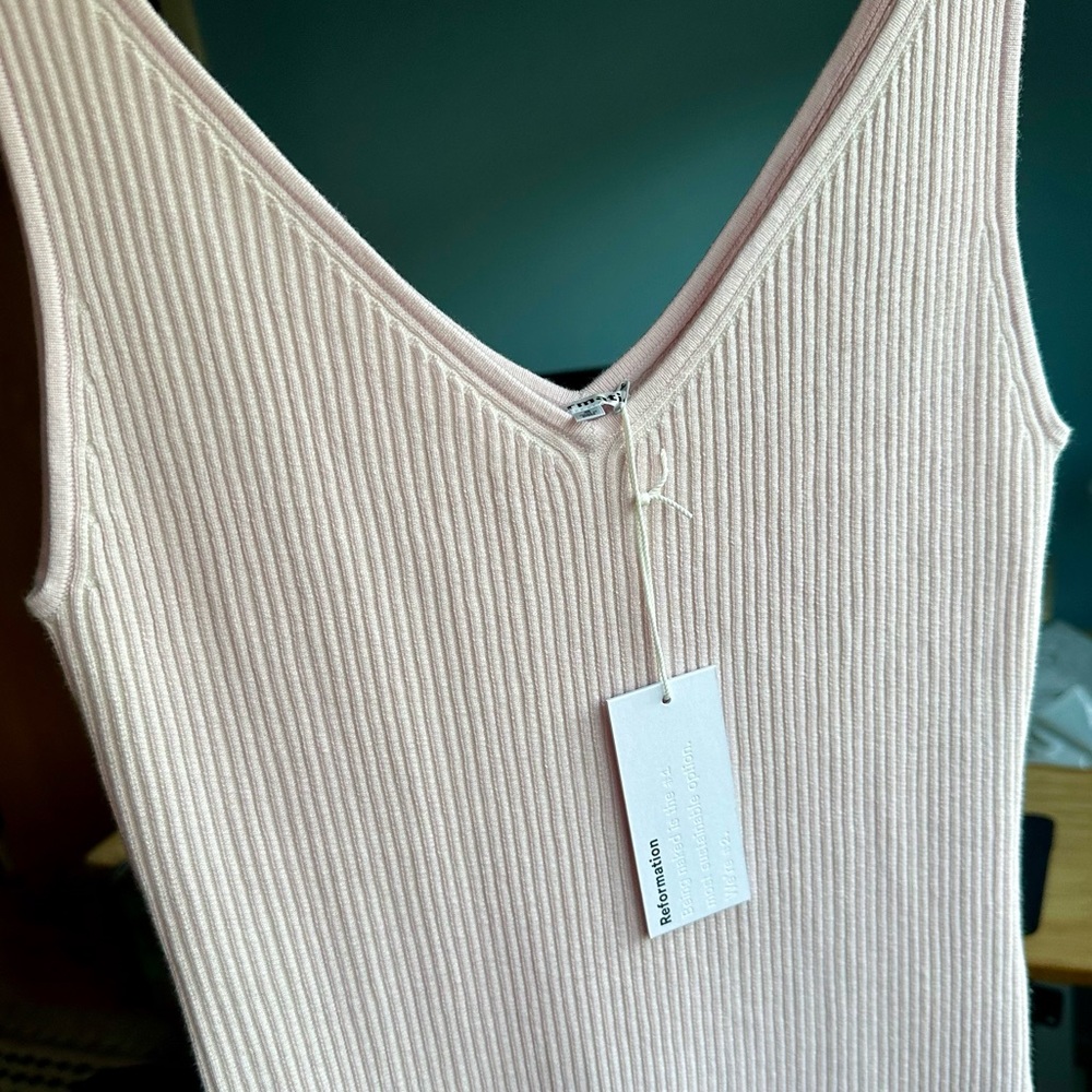 Reformation Heron Dress in Foxglove - Picture 10 of 10